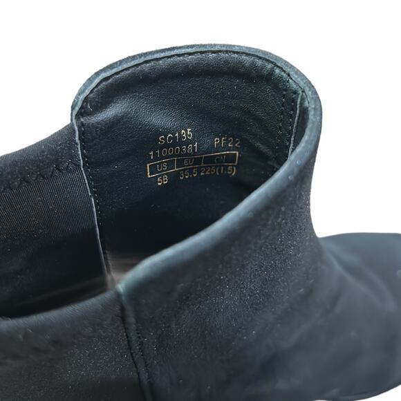 Stuart Weitzman Easyon Reserve suede and neoprene ankle boots Size 5 - Picture 3 of 11